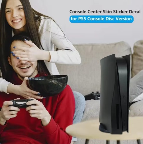 For PS5 Disk Edition Carbon Fiber Skin Sticker Decal Cover For Console Console Center Skin Sticker Drop Shipping