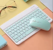Wireless Keyboard and Mouse Mini Rechargeable Spanish Keyboard With Mouse Russian Keyboard For PC Tablet Phone