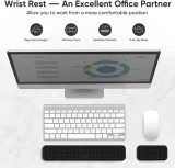 Memory Foam Keyboard Wrist Rest Mouse Pad Wrist Support Ergonomic Design for Office Home Office Laptop Desktop Computer