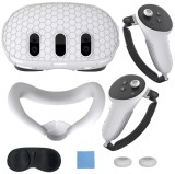 New Design VR Silicone Protective Cover 6 Pieces Set Console Cover Controller Cover For Meta Quest 3 Accessories