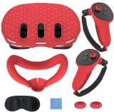 New Design VR Silicone Protective Cover 6 Pieces Set Console Cover Controller Cover For Meta Quest 3 Accessories