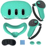 New Design VR Silicone Protective Cover 6 Pieces Set Console Cover Controller Cover For Meta Quest 3 Accessories