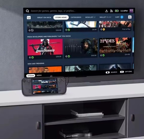 Protective TPU Case with kickstand for Steam Deck