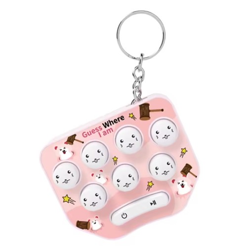 Manufacturer Certification Completed Hamster Memory Fun Mini Pocket Toy Gift Whack a Mole Keychain Game Machine
