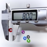 M3 Finishing Countersunk Washers, Anodized Aluminum Alloy, Head Washers Gaskets Cup Shim for Screw RC/FPV/PC/Drone/Mechanical/Woodenwork Accessories Parts