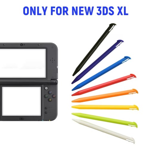 Multicolor 8 Pieces Set Plastic Stylus Touch Screen Pen for New 3DS LL/XL.