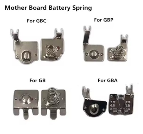 Motherboard Battery Spring Sheet Clips for Gameboy Advance Color Classic GB GBA GBC GBP Repair Part