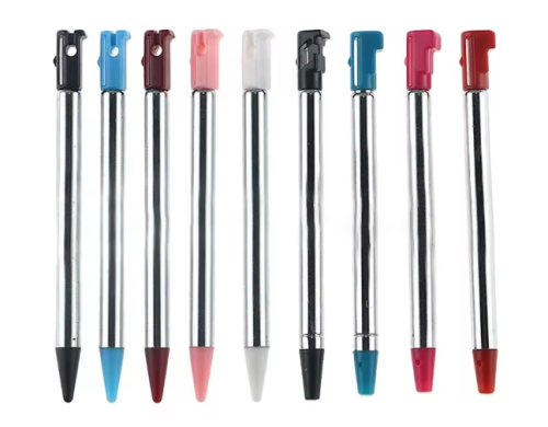 Colors Retractable Metal Stylus for 3DS Console Stylus Pen Touch Screen Pen