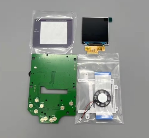 2.45 inch For GAME BOY for GB first generation original size highlight LCD screen no need to cut shell