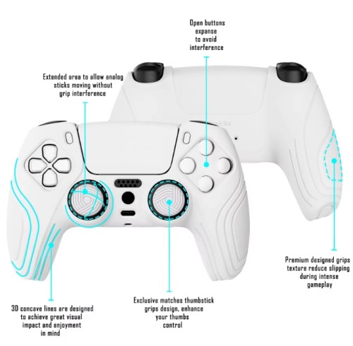 Accessories Color Customized Soft Silicone Case Protective Cover Skin Accessories For PS5 Controller