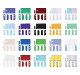 Soft Touch Grip Back Plate For Switch DIY Replacement Shell Handheld Controller Housing