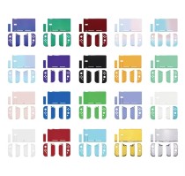 Soft Touch Grip Back Plate For Switch DIY Replacement Shell Handheld Controller Housing
