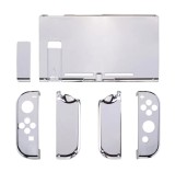 Soft Touch Grip Back Plate For Switch DIY Replacement Shell Handheld Controller Housing