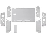 Soft Touch Grip Back Plate For Switch DIY Replacement Shell Handheld Controller Housing