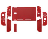 Soft Touch Grip Back Plate For Switch DIY Replacement Shell Handheld Controller Housing