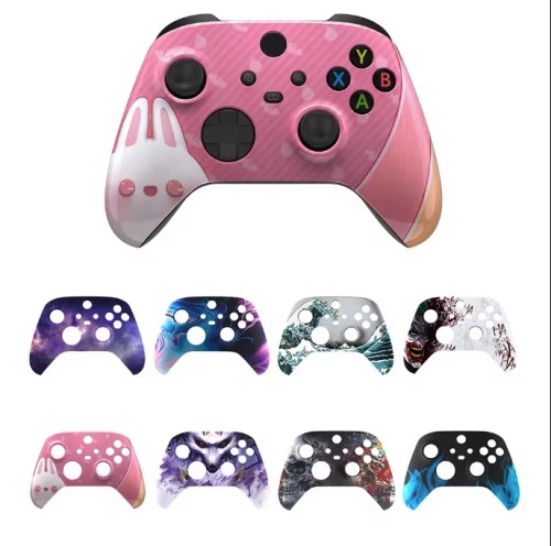 Game Accessories Colorful Pattern Designed Controller Cases Front Shell Custom Faceplate For Xbox Series X S