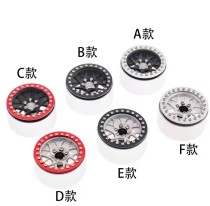 1/10 Scale RC Hobby Rock Crawler SCX10 TRX-4 TRX-6 Upgrade Accessories CNC Aluminum Alloy 1.9 in Beadlock Wheel Rims