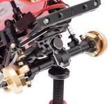 1/24 RC Crawler Car Simulation model Axial SCX24 90081 front and rear axle housing aluminum alloy with rear cover