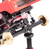 1/24 RC Crawler Car Simulation model Axial SCX24 90081 front and rear axle housing aluminum alloy with rear cover