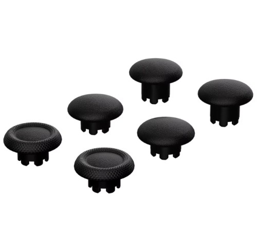 Black Replacement Thumbstick Joystick Caps For PS5 Edge Controller