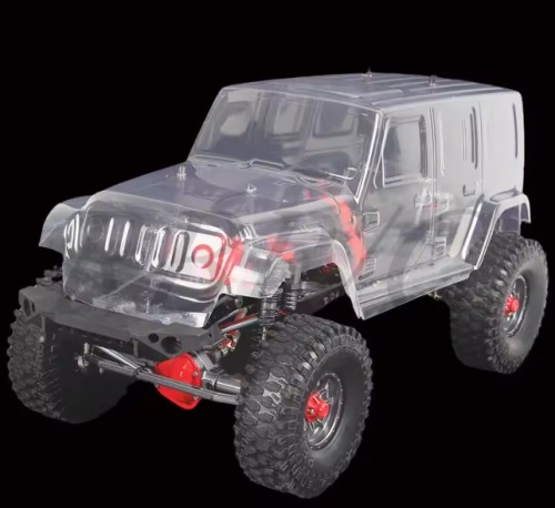 1/10 Scale RC Crawler SCX10 III Chassis Kit with Wheels Full Metal Aluminum Alloy CNC Machined RC Crawler Accessories