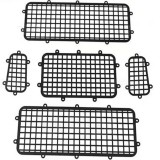 5pcs 1/10 for Trx4 Rock Crawler Metal Upgrade Parts Rear/Side/Tail Window Protective Mesh Net