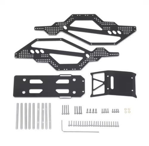 Hot Sale 1/24 Axial SCX24 90081 RC Car Upgrade Parts Metal Aluminium Alloy Chassis Frame Body Kit