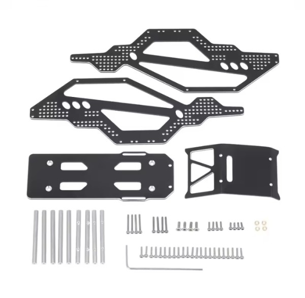 Hot Sale 1/24 Axial SCX24 90081 RC Car Upgrade Parts Metal Aluminium Alloy Chassis Frame Body Kit