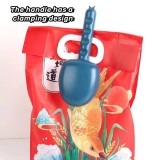 Multi Functions Small Animals Dog Cat Hamster Rabbit Shovel Food Pets Measuring Long Handle with Clip Feeding Spoon