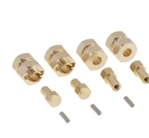 Rc Brass Wheel Hex Extended Adapter 4mm Widen for 1/24 Axial SCX24 AXI90081 AXI00001 AXI00002 RC car