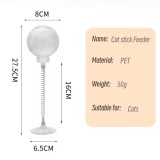 New design Solid With Spring leakage Food ball Interactive Cat Toy Pet puzzle Take food toys Smart Pet play toys