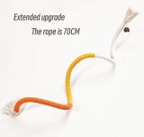 New cat tear-grinding rope toy catnip gall fruit for cats and dogs universal wear resistant bite cat toy