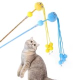 New design new fashion Big eyes Cat Training artefact Casual Fairy stick with bell Interactive Teaser Cats Wand Toys