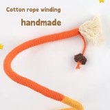 New cat tear-grinding rope toy catnip gall fruit for cats and dogs universal wear resistant bite cat toy