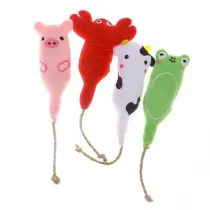 New style Catnip Kitten Interactive Toys For Cat Lover Gifts Kitty Chew Bite Kick Toys Supplies Plush Catmint Pet Toy