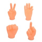 mini finger cat toy cat interactive toy wholesale Mini Funny Cartoon Finger Hands cat Massage Toys pet supply
