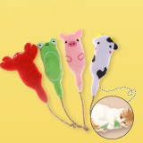 New style Catnip Kitten Interactive Toys For Cat Lover Gifts Kitty Chew Bite Kick Toys Supplies Plush Catmint Pet Toy