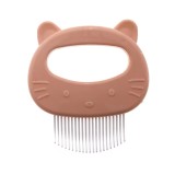 Pet comb Cats to float hair needle comb beauty massage cat ear shell comb Cat brush pet supplies