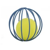 Wholesale sales in factories Funny mouse Rainbow balls Ping Pong Bell cage interactive cat puzzle chew Toy Ball
