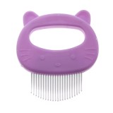 Pet comb Cats to float hair needle comb beauty massage cat ear shell comb Cat brush pet supplies