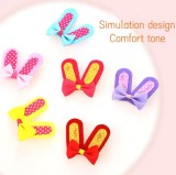 Cute Pet Rabbit Ear Shape Hair Bowknot for Cat and Dog Puppy Hair Clips Dog Cat Pet Hair Accessories