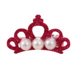 Pet Princess Clips Cute Colorful Shining Hairpin for Cat and Dog Pet Grooming Accessories Pet Crown Hair Clip