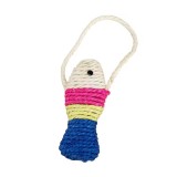 Wholesale pet chew molar clean teeth toys Sisal fish scratch resistant fish shape cat claw cat toy Interactive Toys For Cat