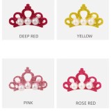 Pet Princess Clips Cute Colorful Shining Hairpin for Cat and Dog Pet Grooming Accessories Pet Crown Hair Clip