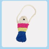 Wholesale pet chew molar clean teeth toys Sisal fish scratch resistant fish shape cat claw cat toy Interactive Toys For Cat