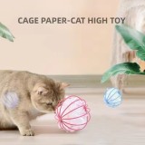 Interactive Cat Ball Toy Colorful Balls Chew and Chase Cat Toys for Indoor Cats to Keep Fit and Active