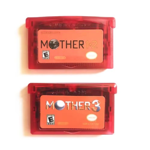 wholesale Support Saving Games Mother 3 and 1+2 English version 32 bit game cartridge for gba sp