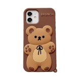Bow little bear case for iphone14 carton protective cover