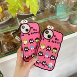 Cute Cartoon cellphone Case For iPhone Soft TPU Shockproof Back Cover