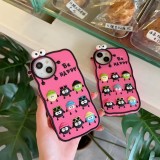 Cute Cartoon cellphone Case For iPhone Soft TPU Shockproof Back Cover